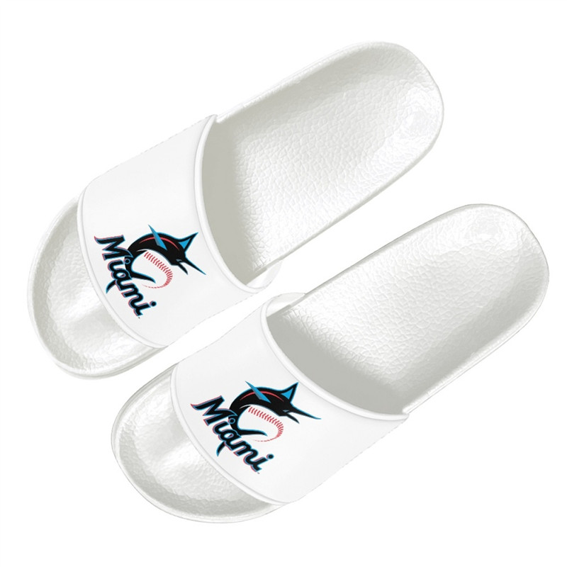 Women's Miami Marlins Flip Flops 001